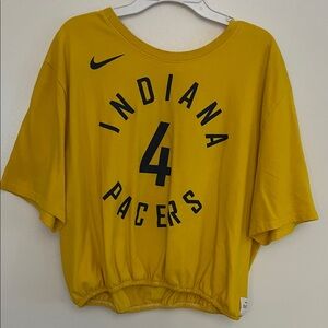 New with tags Nike Indiana Pacers oladipo Yellow Graphic Tee never worn